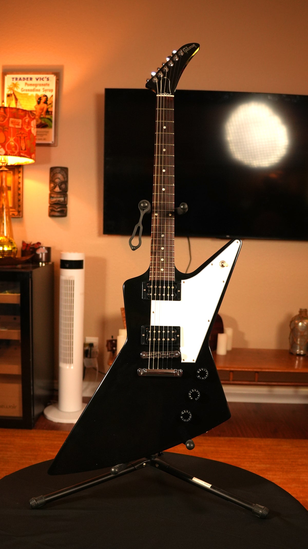 Gibson USA '76 Explorer 2004 – Ebony (8.3 lbs) w/ OHSC