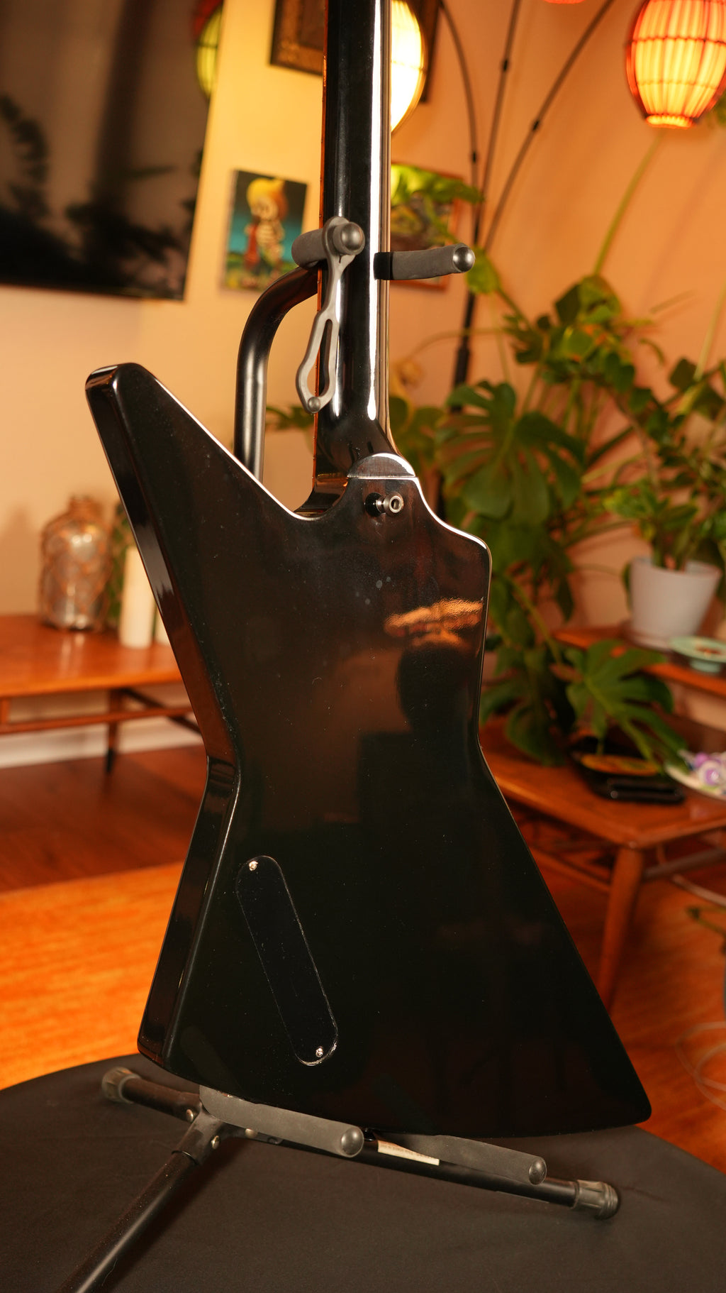 Gibson USA '76 Explorer 2004 – Ebony (8.3 lbs) w/ OHSC