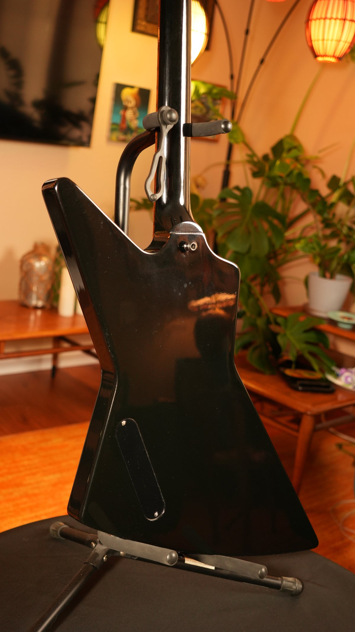Gibson USA '76 Explorer 2004 – Ebony (8.3 lbs) w/ OHSC