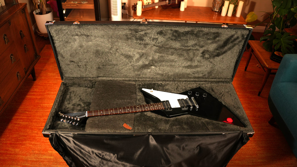 Gibson USA '76 Explorer 2004 – Ebony (8.3 lbs) w/ OHSC