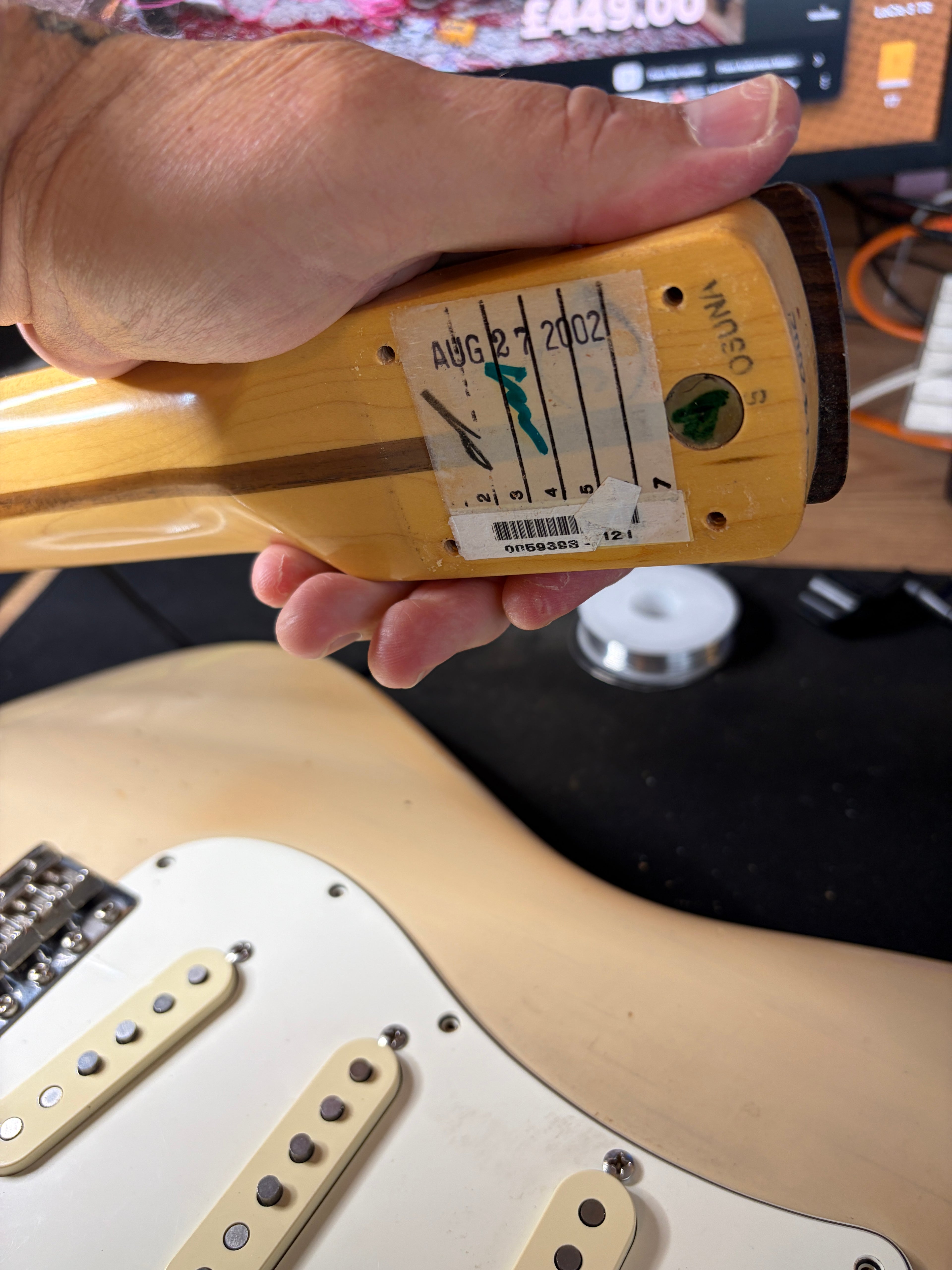 2002 Fender Highway One Stratocaster USA – Honey Blonde / Natural "Honest" Relic / All Original w/ Fender Poodle Case