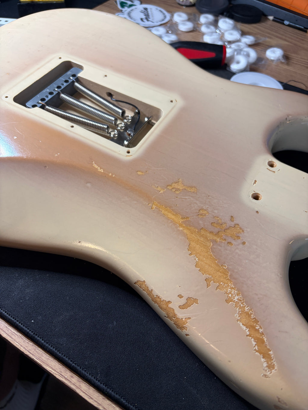 2002 Fender Highway One Stratocaster USA – Honey Blonde / Natural "Honest" Relic / All Original w/ Fender Poodle Case